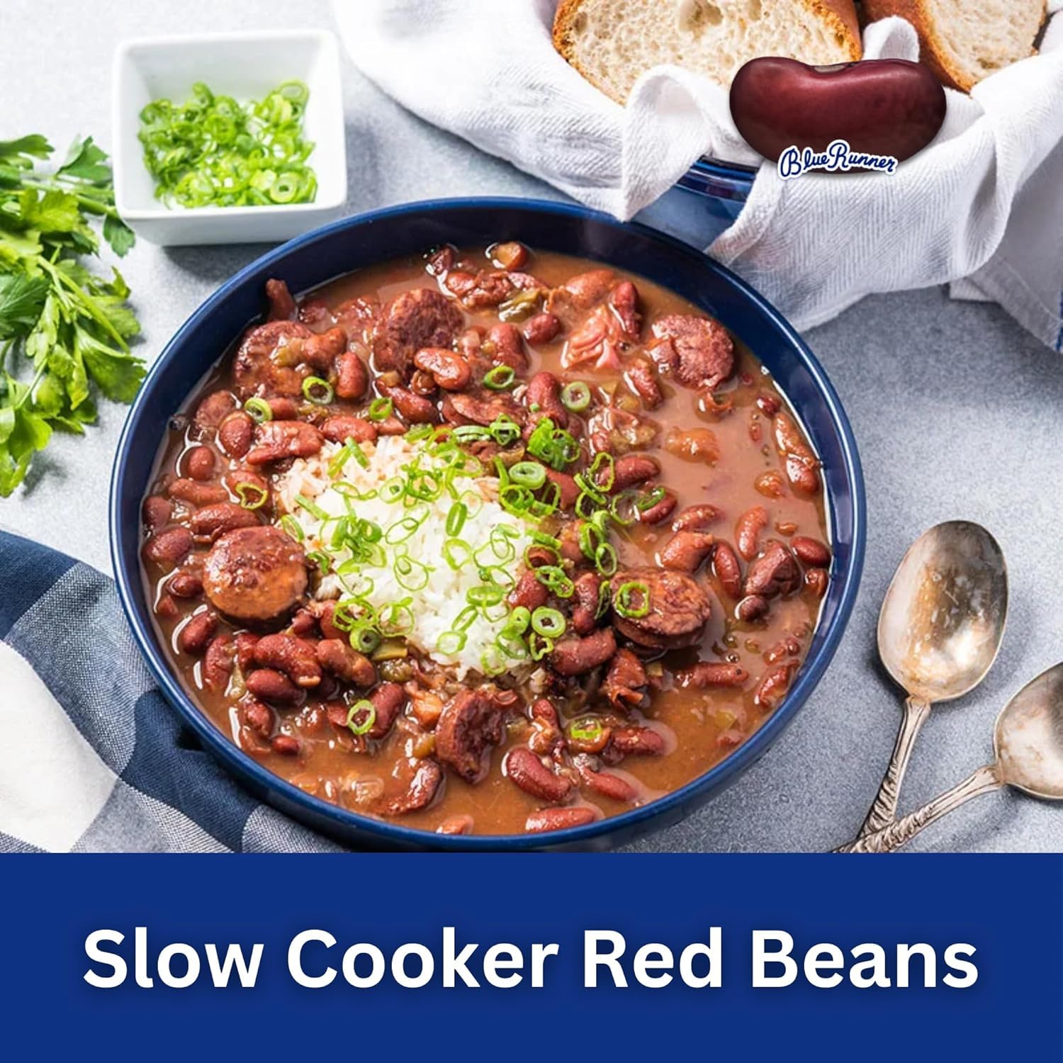 Blue Runner Creole Cream Style Red Beans, 16-Ounce (Pack of 12)