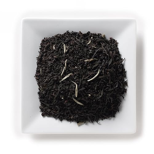Mahamosa White Tip Earl Grey Tea 8 oz - Loose Leaf Black Tea and White Tea Blend (with Ceylon black tea, Chinese silver needle white tea, bergamot