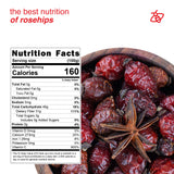Arashan Whole Dried Rosehips 1 lb - 100% Natural Raw Rose Hips for Herbal Tea, Jam & Syrup - No Additives
