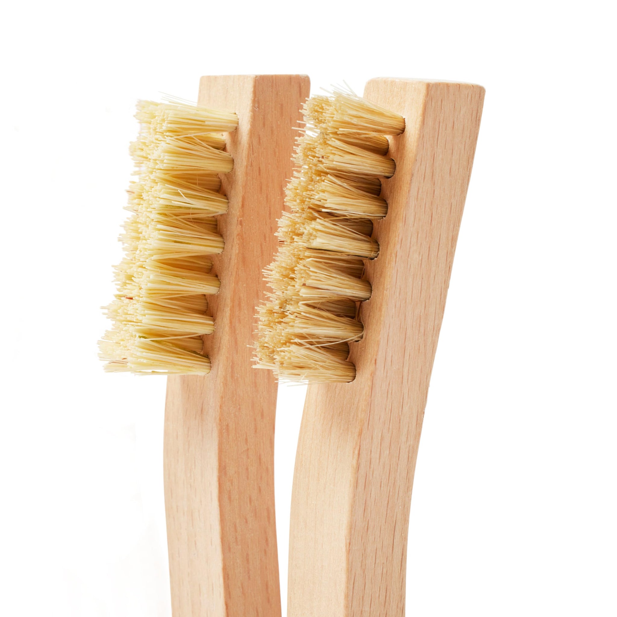 Otter Wax Utility Brush Set | 2pc | Horsehair Buffing Brush + Tampico Cleaning Brush | Natural Fabric & Leather Care Tool Set for Waxed Canvas, Boots