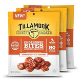 Tillamook Country Smoker Chophouse Bites, Pork Snacks, Hawaiian-Style Teriyaki Tender Cuts, Ready to Eat Gluten Free Protein Snack, 2.2 Ounce 3 pack