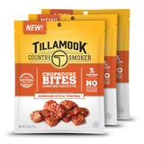 Tillamook Country Smoker Chophouse Bites, Pork Snacks, Hawaiian-Style Teriyaki Tender Cuts, Ready to Eat Gluten Free Protein Snack, 2.2 Ounce 3 pack