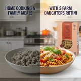 Three Farm Daughters Pasta Rotini - 2 Pack High Fiber Pasta - Three Farm Daughters Pasta Noodles - 3 Farm Daughters Pasta - Tri Color Rotini