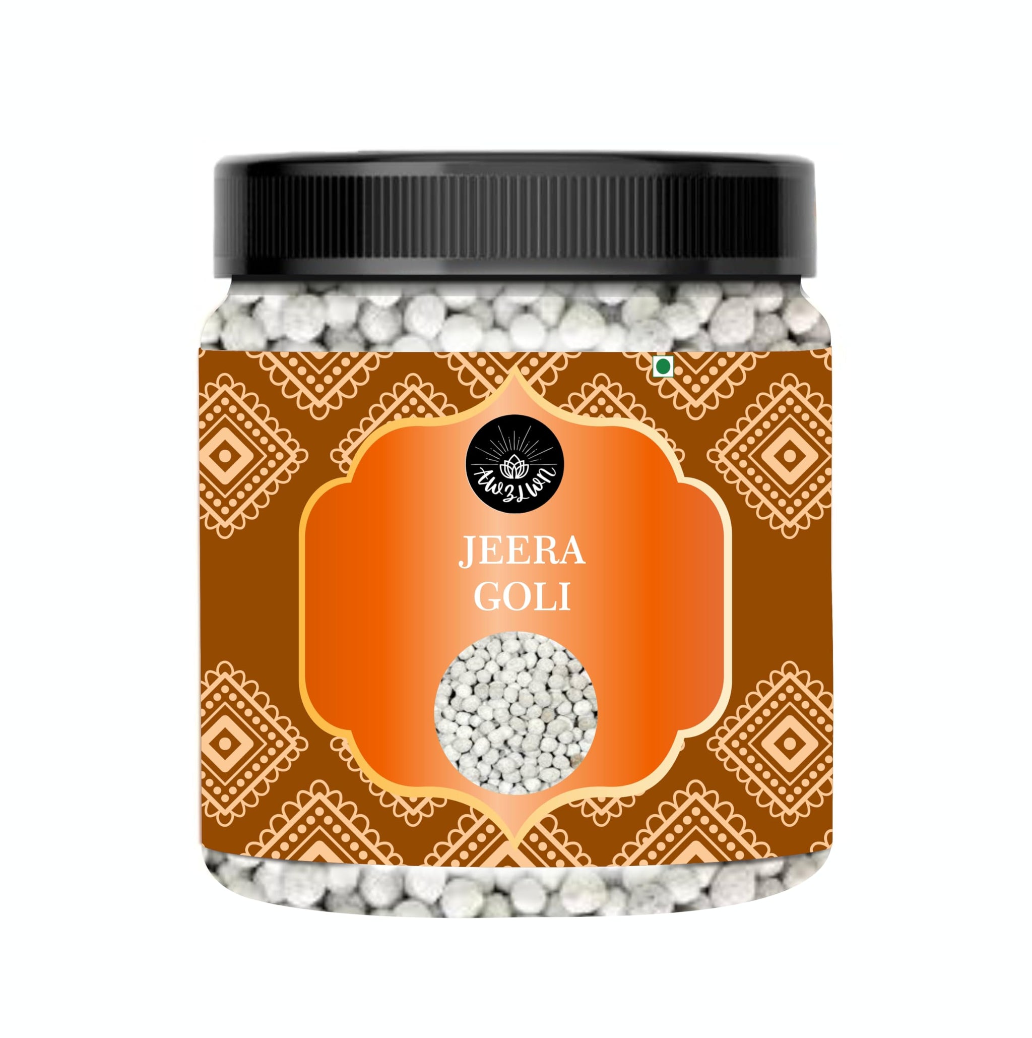 AWZLWN Natural Jeera Goli 5.29 OZ (150 GM) | Set oF 1 | AWZLWN