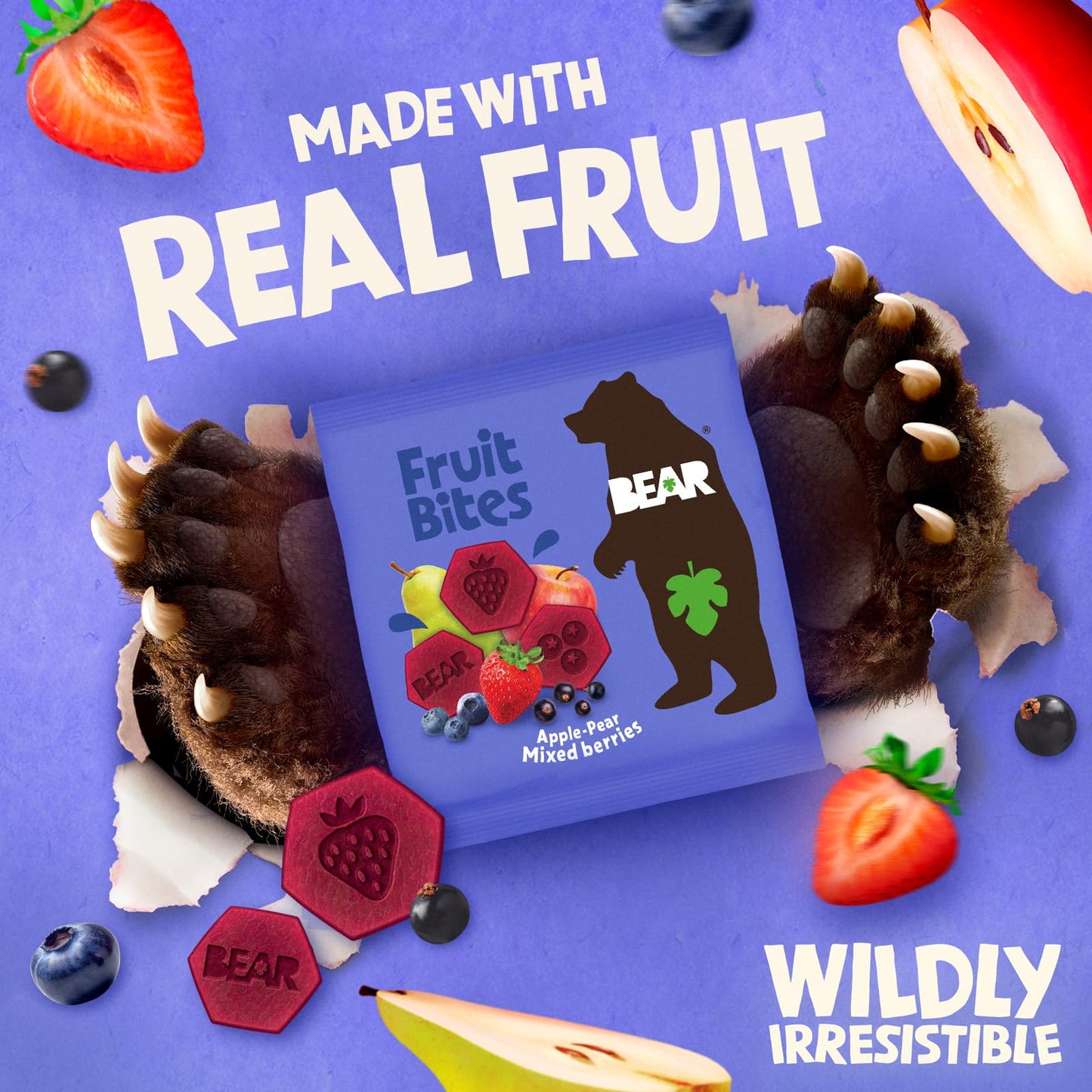 Bear Mixed Berries Fruit Bites, 3.5 OZ