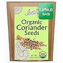 Jiva Organics Organic Coriander Seeds Whole 1.25 Pound Bulk Bag - Non-GMO
