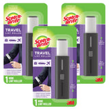 Scotch-Brite Retractable Lint Rollers 3-Pack, Portable Travel-Size Lint Removers for Pet Hair on Clothes, Furniture & Car, 3 in x 8.5 in Mini Rollers