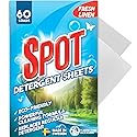 Laundry Detergent Sheets (60 Loads), Fresh Linen Scent, Made in Sweden, Plastic Free Packaging, Eco Friendly, Liquidless & Mess Free, No Spills, TSA