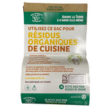 Bag to Earth - Kitchen Food Waste Bag - Compostable Bag - Leak Resistant -%100 Paper Cellulose Liner - Small - 30 Bags