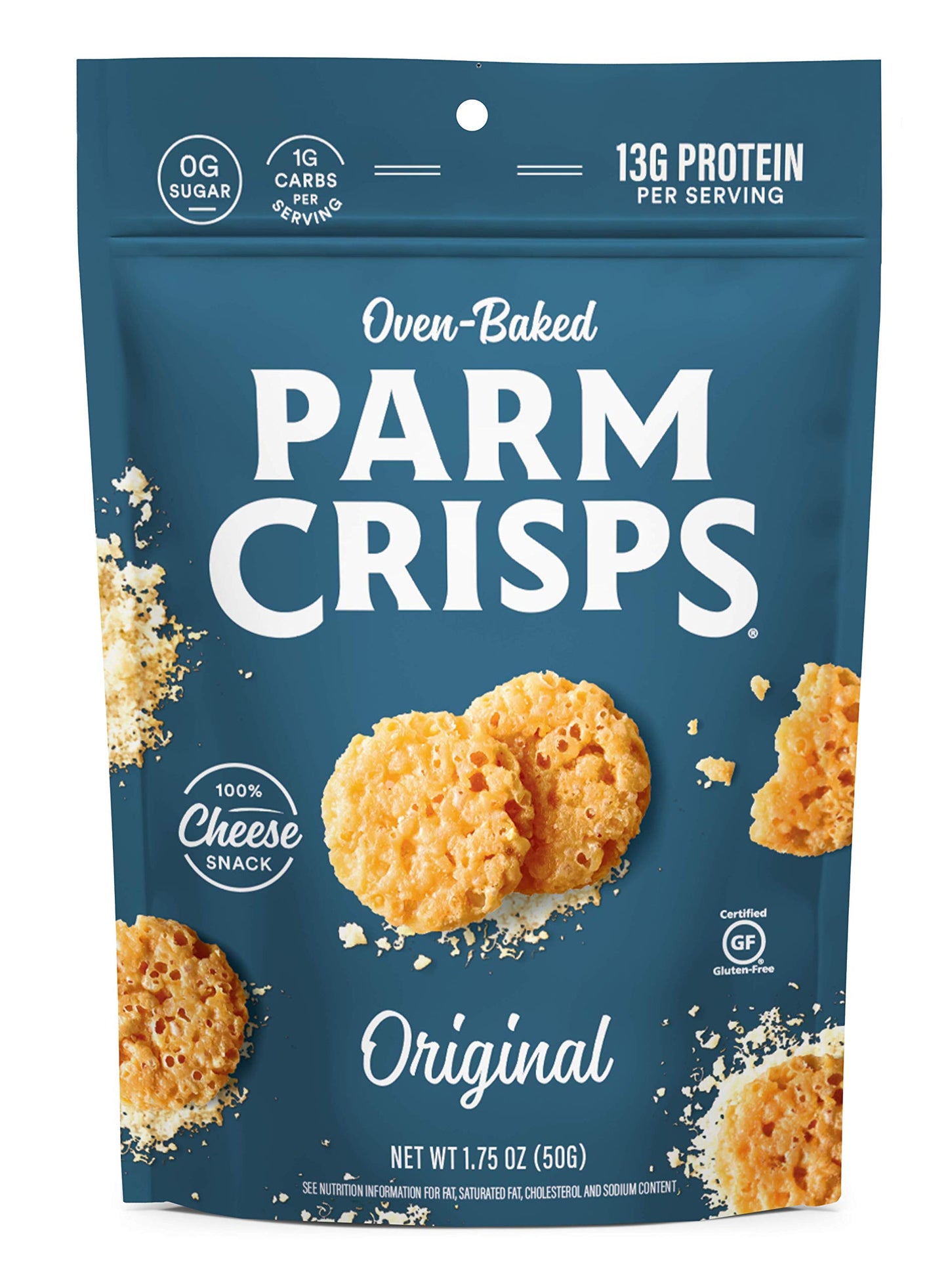 ParmCrisps Cheese Variety Pack, Made Simply with 100% REAL Cheese | Original Parmesan, Cheddar, Four Cheese | Healthy Keto Snacks, Low Carb, High