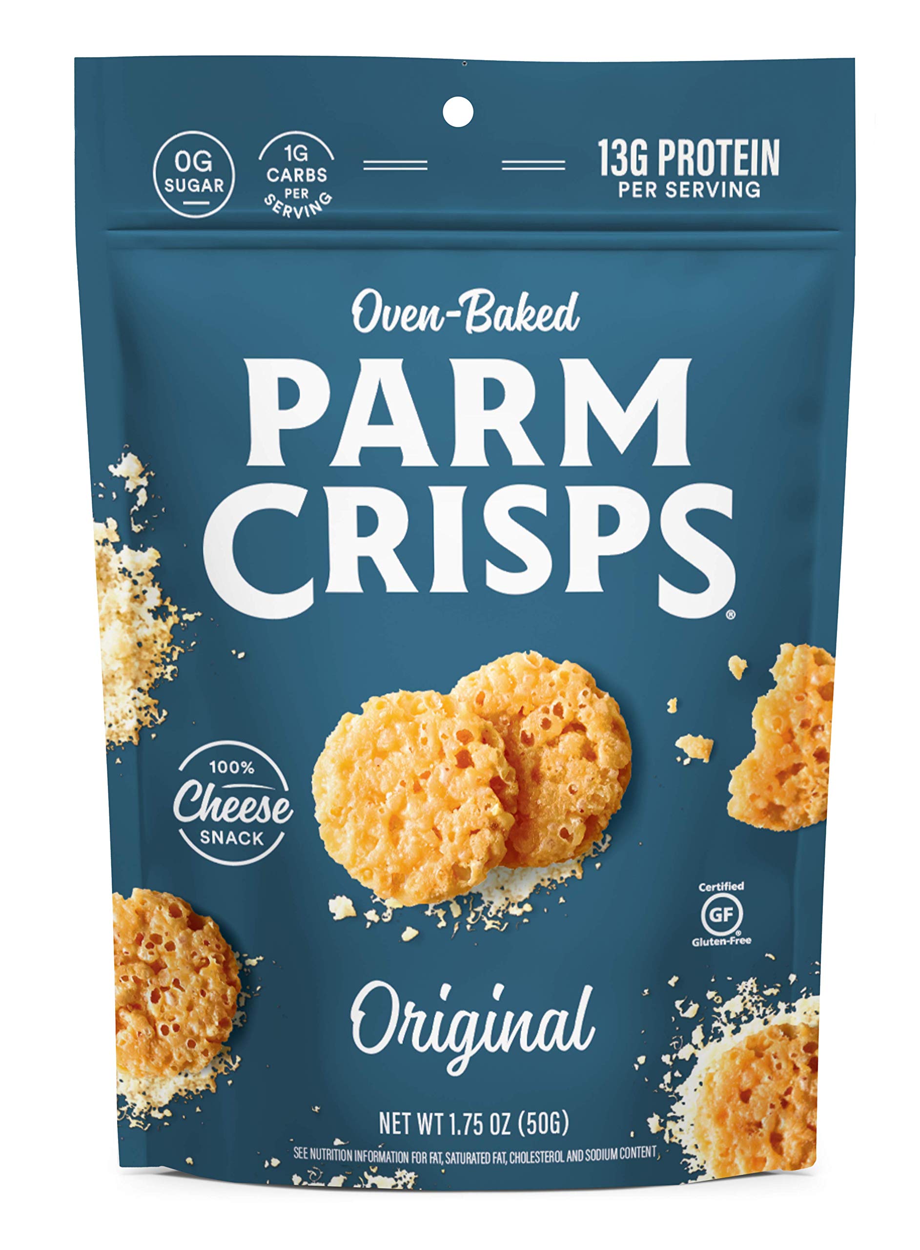 ParmCrisps Cheese Variety Pack, Made Simply with 100% REAL Cheese | Original Parmesan, Cheddar, Four Cheese | Healthy Keto Snacks, Low Carb, High
