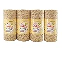 JXDSICH Durable Bamboo Kitchen Paper Towels,Unbleached Bamboo Fiber with Rayon,Dry and wet use, Thickened 4 paper Towel Rolls each carton,Hand