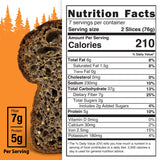 Happy Campers Buckwheat Molasses Gluten Free Bread, Whole Grain, Non-GMO, Vegan, Organic, 17.4 oz Loaf (Pack of 4)