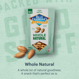 Blue Diamond Almonds, Premium Whole Natural Snack Nuts Non GMO Perfect for Healthy Snacking with 8 Grams of Protein, 8 Ounce (Pack of 1)