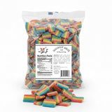 Halal Sour Mini Rainbow Belt Candy Bulk | 5-Pound of Fruity Sour Mini Strips, Colorful Belt Gummy Candy for Parties, Candy Buffets, Goodie Bags