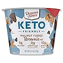 Duncan Hines Keto Friendly Brownie Mix Cup, Walnut Fudge, Zero Added Sugar, Gluten Free, 2.5 oz.
