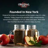 Original Sin Non Alcoholic Cider - Golden Widow Tea | Sparkling Apple Cider Vinegar Drink with 25% Fruit Juice | Sugar Free Non Alcoholic Drinks