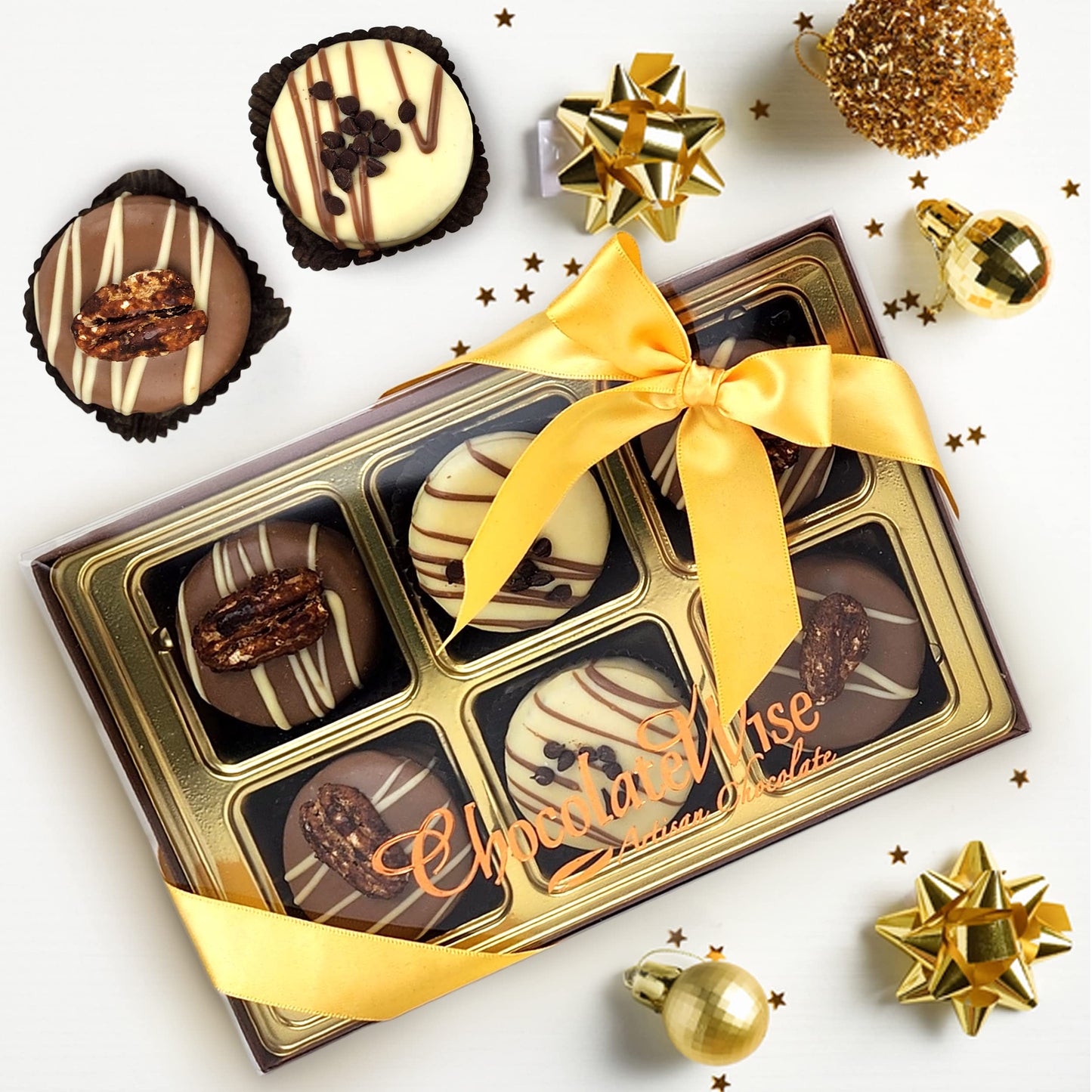Cookies Gift Baskets, Delicious Chocolate Dipped Cookies Gifts Box - Kosher Gifts for Mom Women Daughter Wife Grandmother, Mother’s Snack Food