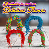 Dee Best Strawberry Flavored Red String Licorice Candy | Mouthwatering Soft, Chewy Extra Long Shoestring Licorice Vine Laces Old Fashioned Candy |