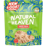 Natural Heaven Angel Hair Pasta, Hearts of Palm - Naturally Rich in Potassium, Low-Calorie Veggie Noodles, Keto & Gluten-Free Food, Vegan, 9 Oz Ea