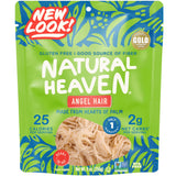 Natural Heaven Angel Hair Pasta, Hearts of Palm - Naturally Rich in Potassium, Low-Calorie Veggie Noodles, Keto & Gluten-Free Food, Vegan, 9 Oz Ea