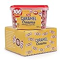 Goetze's Candy Caramel Creams - 100 Count Candy Tub - Gift Box - Fresh from the Factory