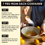 Rawleigh Lemon Pie Filling & Dessert Mix (16 oz) - Makes Up to 7 Pies - Traditional Cook & Serve Lemon Dessert Base - Gluten Free, No MSG, Versatile