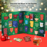 NEW Twinings Tea Advent Calendar Gift Set, 24-Day Holiday Sampler with Black, Green & Herbal Teas, Christmas Countdown Box for Tea Lovers, Brew Joy