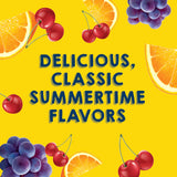 Popsicle Ice Pops Orange Cherry Grape 18 Count For a Frozen Dessert Frozen Ice Pops With only 15 Calories 29.7 oz
