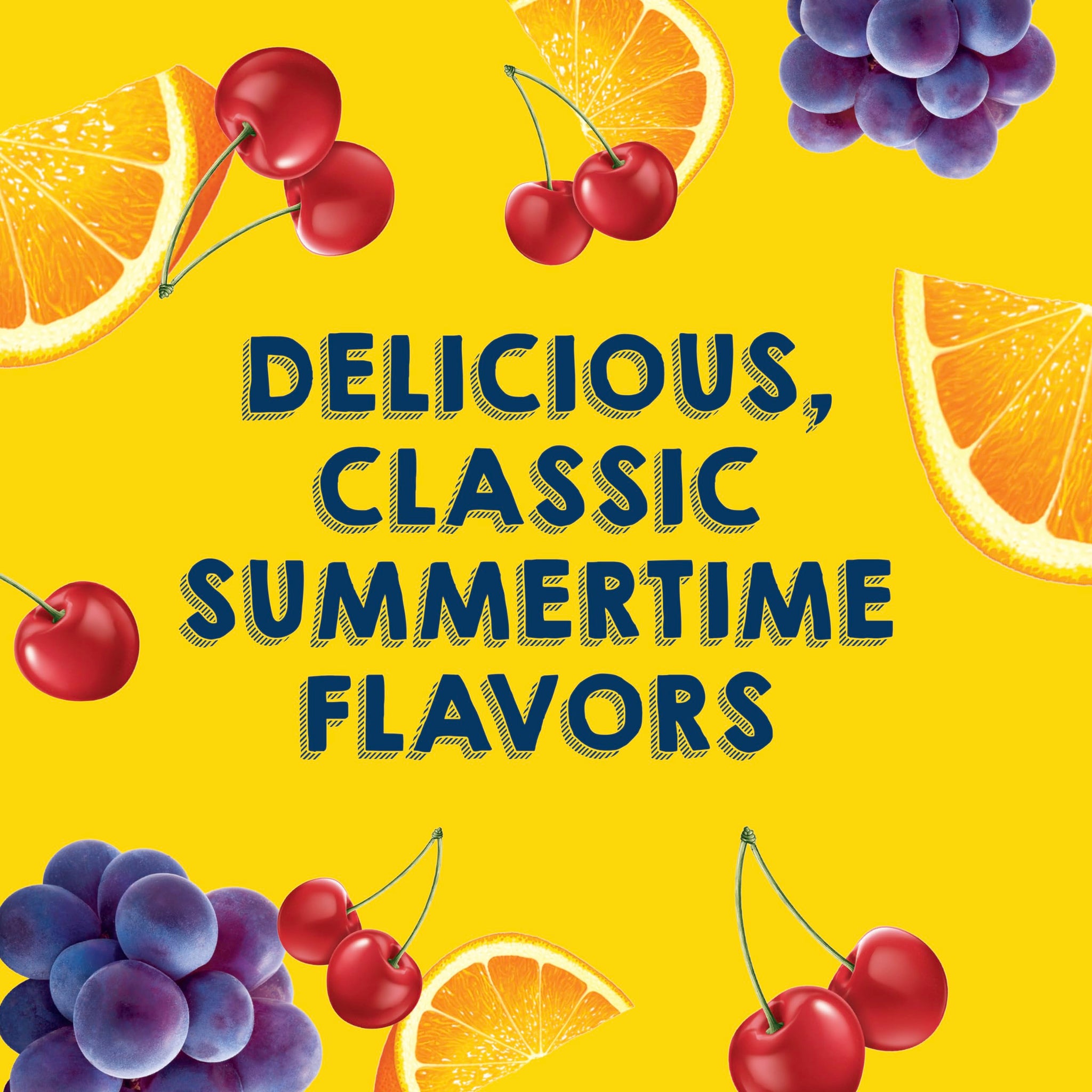 Popsicle Ice Pops Orange Cherry Grape 18 Count For a Frozen Dessert Frozen Ice Pops With only 15 Calories 29.7 oz