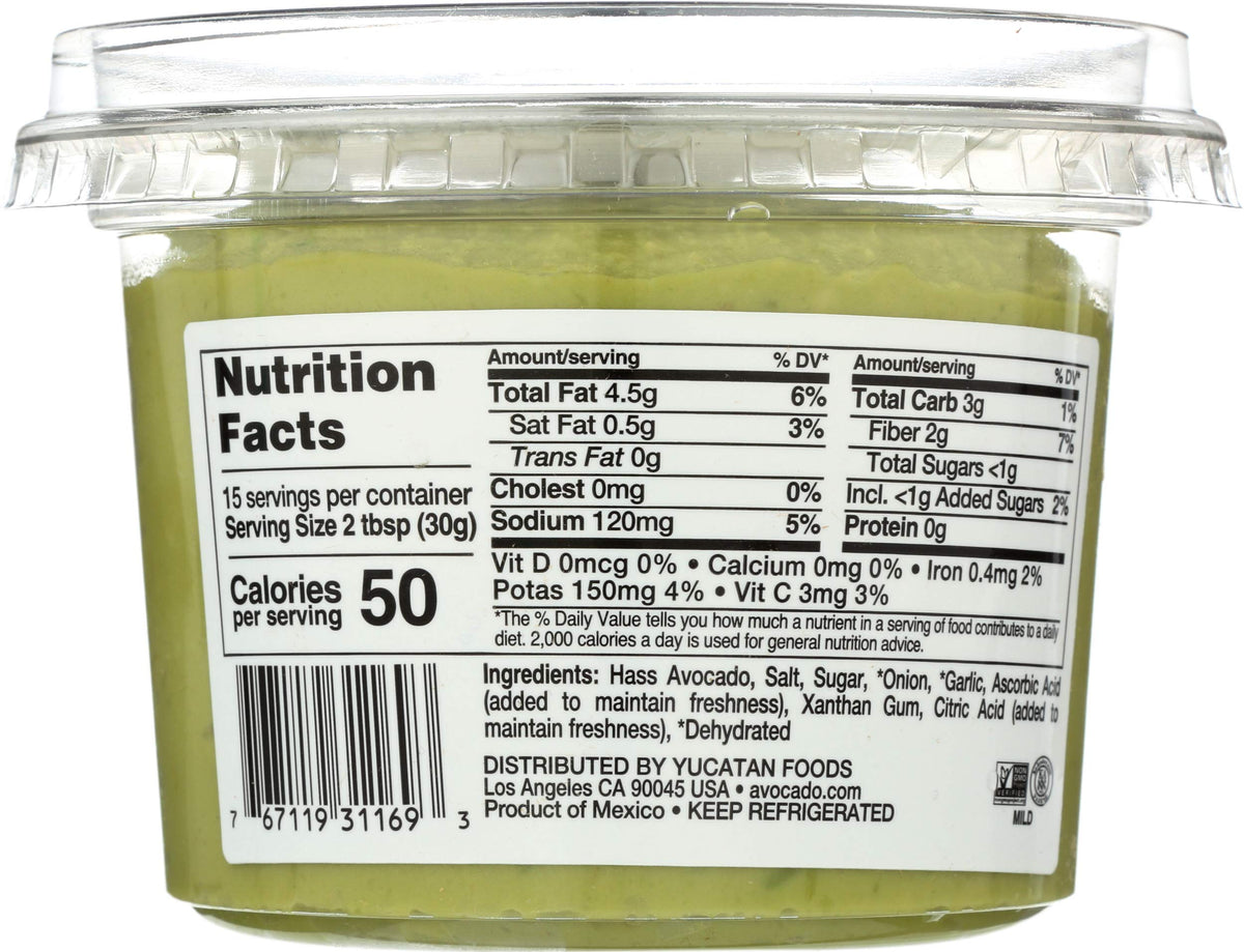 YUCATAN Mild Guacamole, 16 OZ