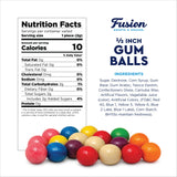 Gumballs 1/2 Inch 2 Pound Bag - Gum Balls For Gumball Machine - Small Gumballs Bulk - Assorted Fruit Flavor - Bubble Gum