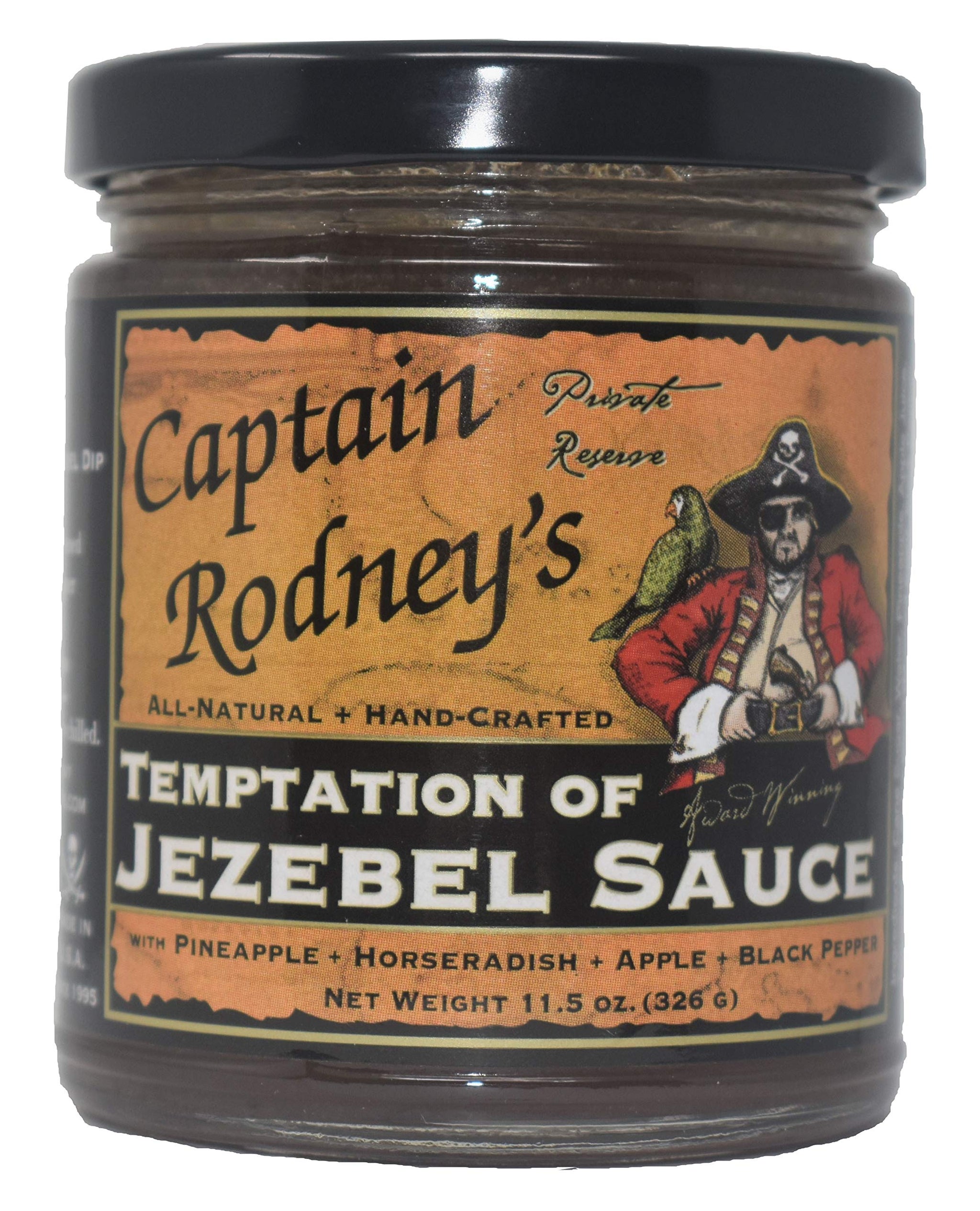 Captain Rodney's Temptation of Jezebel Sauce, 11 Ounce