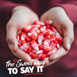 Valentine’s Day Candy Corn Bulk 24 oz - Pink, Red & White Candy for Classroom Treats, Parties, Candy Buffets, Gift Bags, Candy Bowls & Dessert Tables
