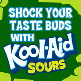 Kool-Aid Sours Artificially Flavored Drink, 10 Pouches, for On-the-Go Hydration, Frostbite, Sour Candy Flavor, No Artificial Dyes, 6 oz