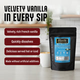 Blentte - Organic French Vanilla Drink Mix - Latte, Cappuccino, Frappe, Hot Chocolate & Coffee Blend - For Instant Delicious Beverage - Non-GMO