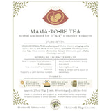 The Good Village Co. Mama To Be Loose-Leaf Herbal Tea Blend, Raspberry Leaf, Nettle & Oat Straw, Caffeine-Free Botanical Herbal Infusion Tea, 2.5 oz
