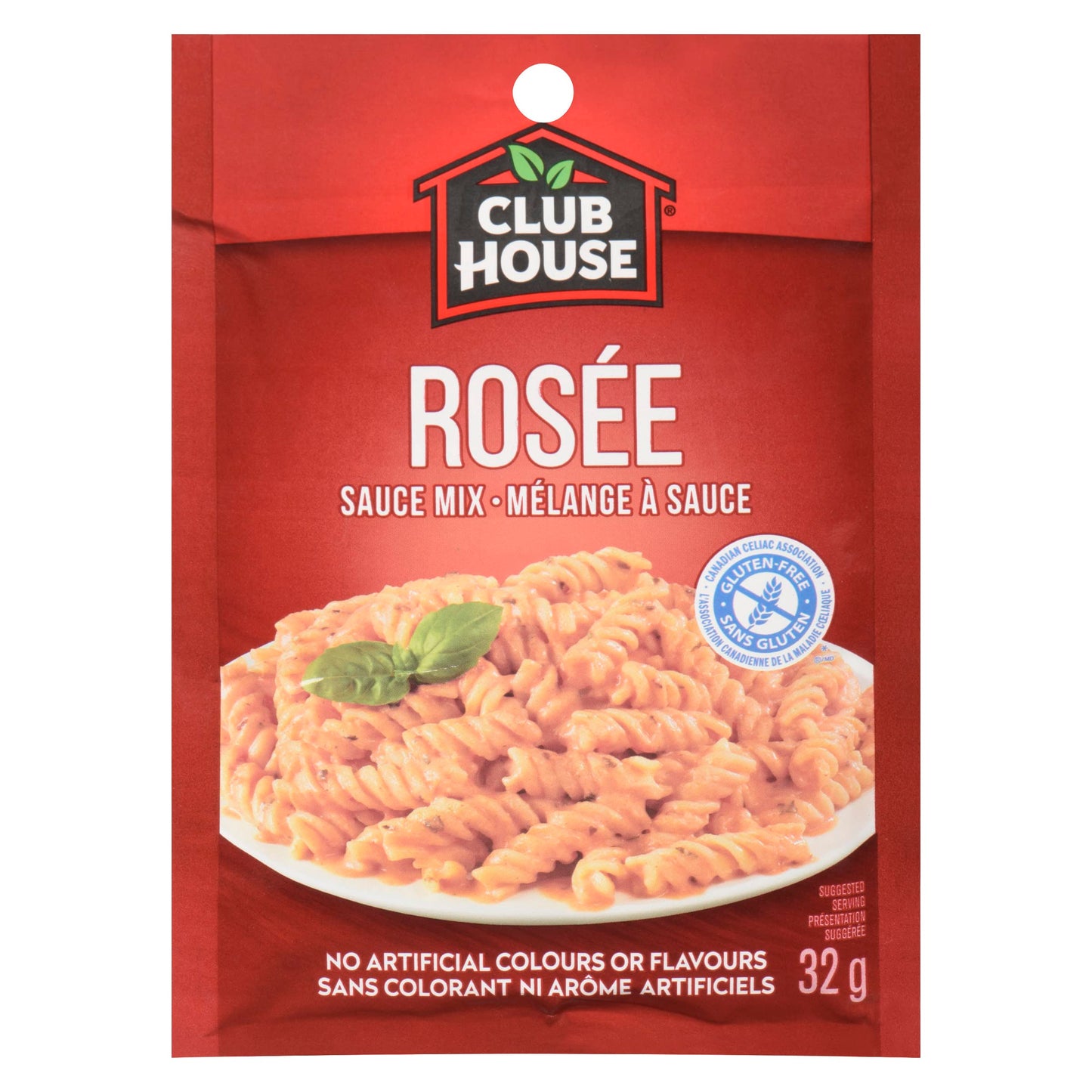Club House, Dry Sauce, Prima Rose, 32g/1.1 oz., Pack, (Imported from Canada)