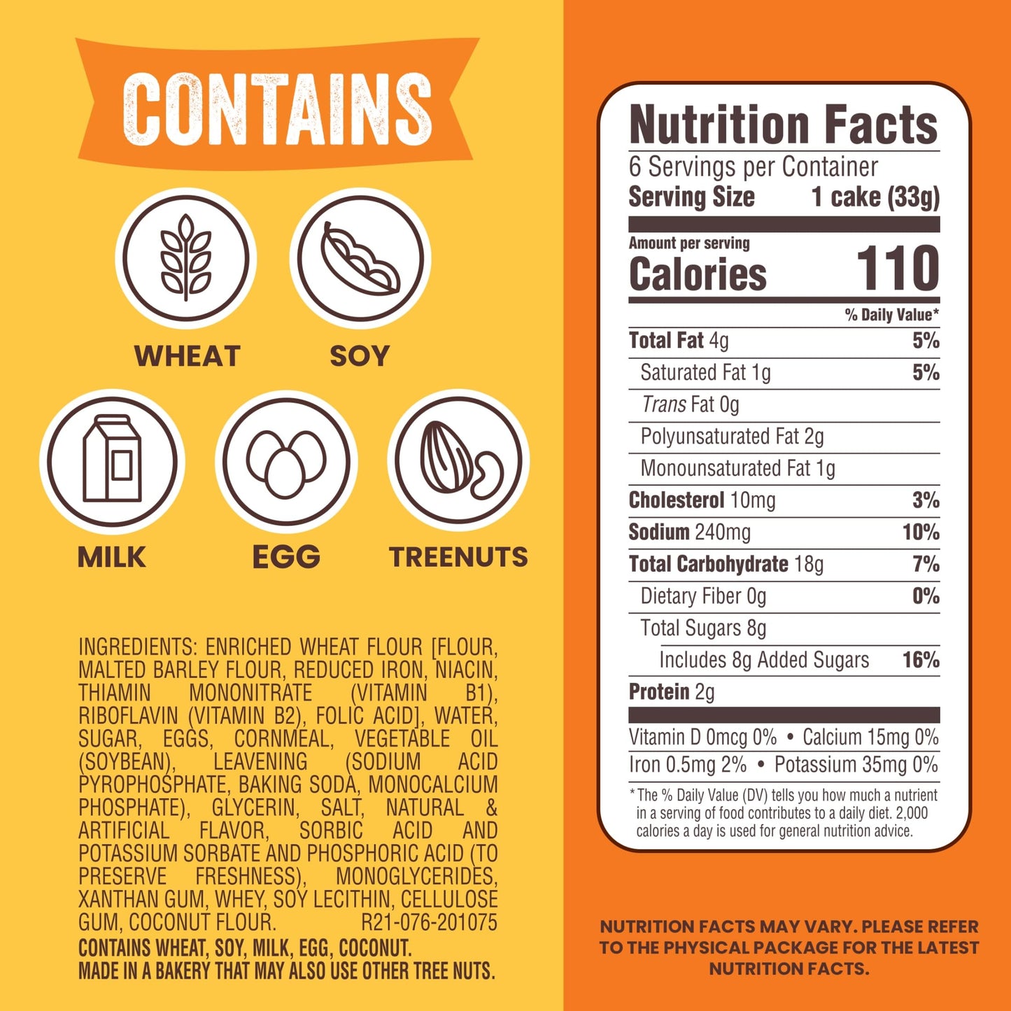 Thomas' Toast-R-Cakes, Corn, 6 Count, 7 Oz Package