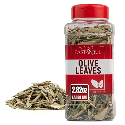 Eastanbul Olive Leaf, 2.82oz, Olive Leaf Loose Tea AKA Te De Hojas De Olivo, from Turkish Mediterranean Trees, Caffeine-Free, Natural, Vegan, Gluten