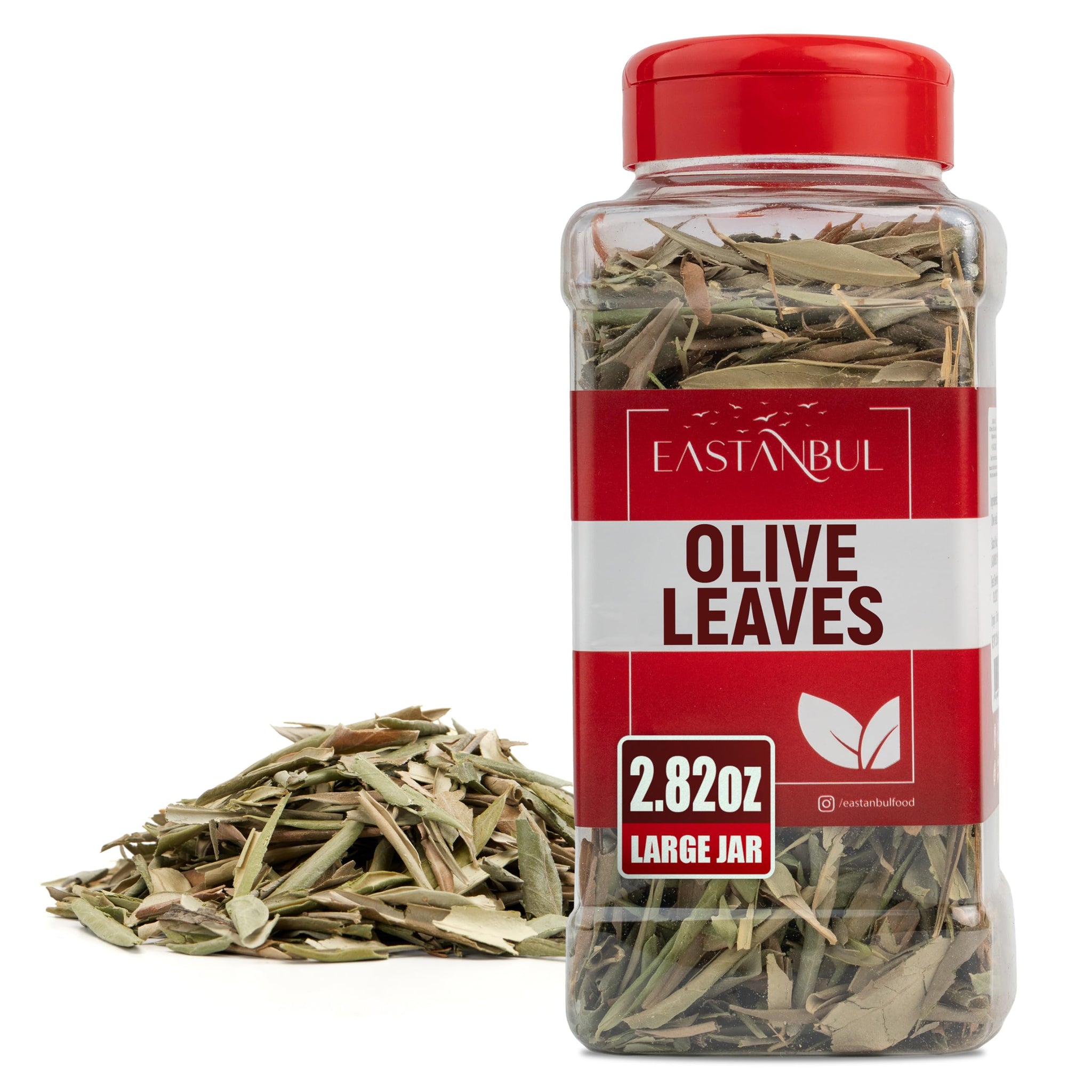 Eastanbul Olive Leaf, 2.82oz, Olive Leaf Loose Tea AKA Te De Hojas De Olivo, from Turkish Mediterranean Trees, Caffeine-Free, Natural, Vegan, Gluten