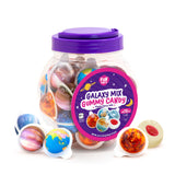 Gummy Planets Mix - 19 Oz Jar (30 Count) - Individually Wrapped Planet Gummies - Space Candy - Gummy Balls - Strawberry Jam Center - Chewy Candy