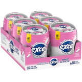 Excel White Sugar-Free Gum,Bubblemint, 60pc Bottle,6ct{Imported from Canada}