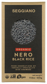 Seggiano, Rice Black Nerone Organic, 18 Ounce