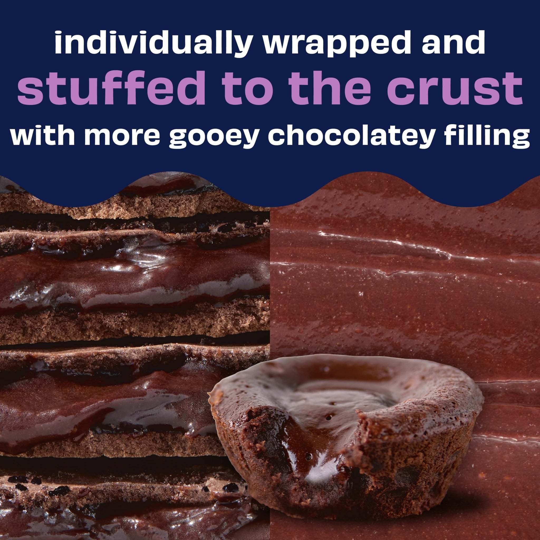 Pop-Tarts Super Stuffed Molten Lava Cake Toaster Pastries, 50% More Filling, Snacks, Dessert (5 Ct)