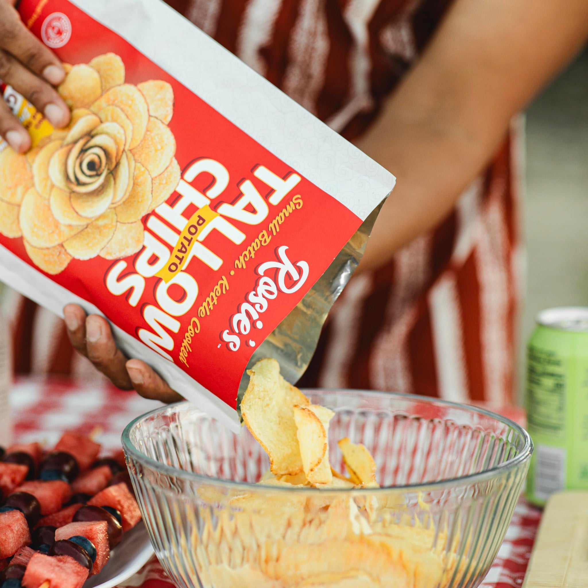 Rosie’s Beef Tallow Chips - Kettle Cooked Potato Chips in Grass Fed Beef Tallow - Non-GMO Idaho Potatoes with Vera Sea Salt - Seed Oil Free Snacks