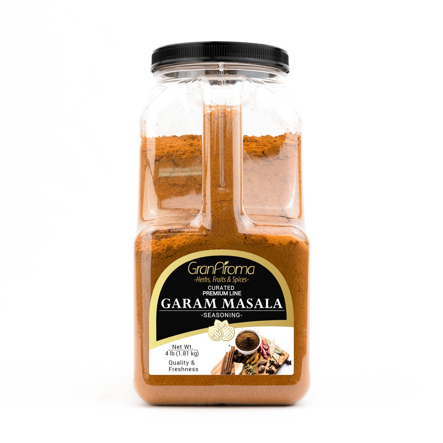 GranAroma Garam Masala, Flavorful Spice Blend, Curries & Dry Rubs, Warm & Aromatic (4 Pound)