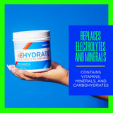 AdvoCare Rehydrate - Electrolyte Drink Mix - Includes Magnesium, Sodium, Potassium & Calcium - Antioxidant & Amino Acid Fortified - Supports Hydration