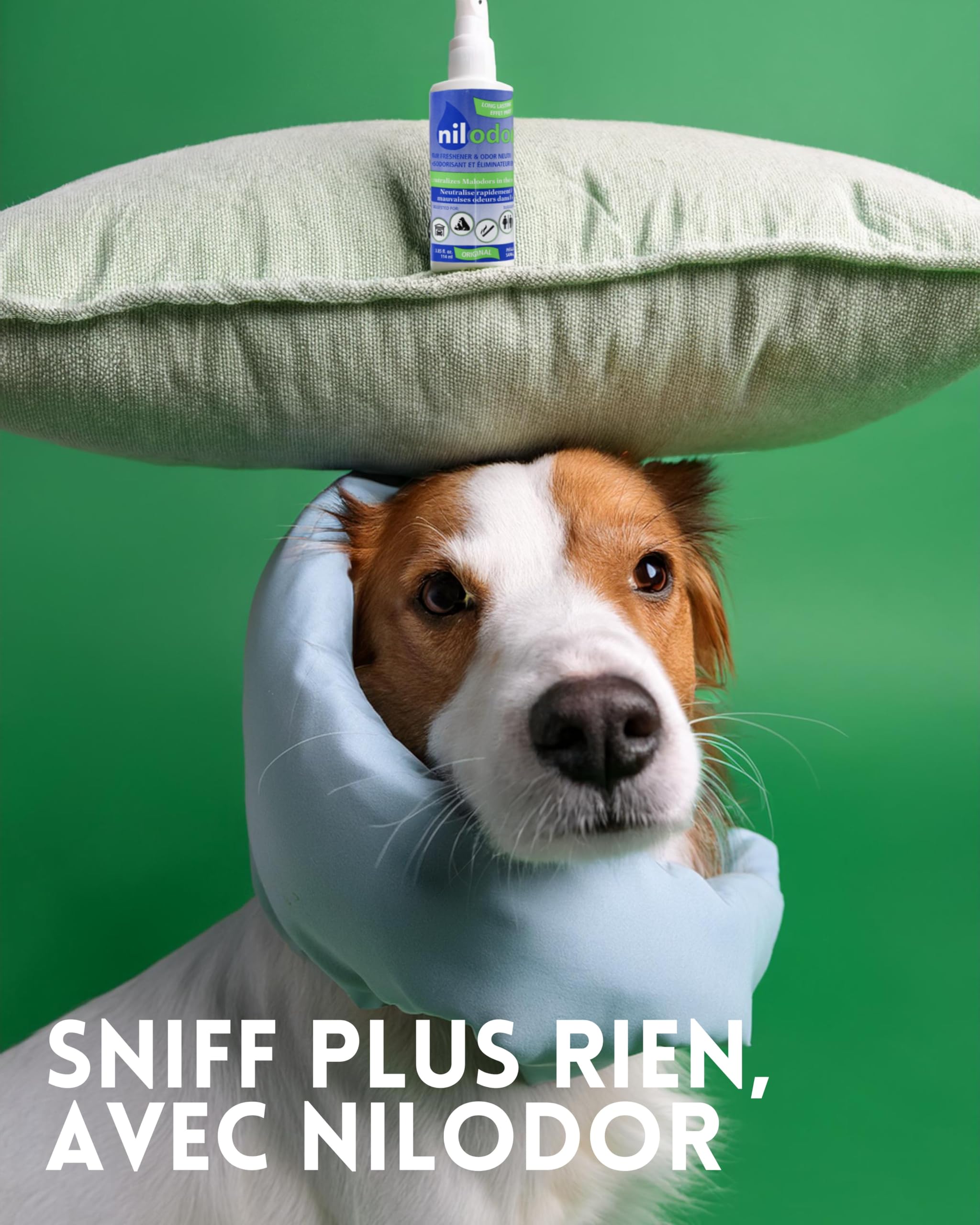 Nilodor - Air Freshener and Odor Neutralizer - Eliminates Odors from Pets, Smoke, Garbage, Kitchen and Sportwear (Original, Spray)
