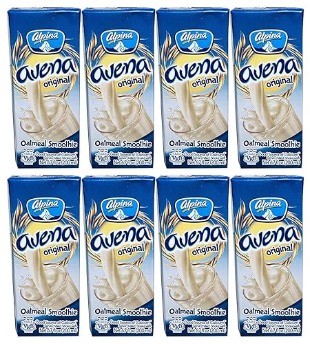 ALPINA Avena Sabor Original 200 ml. - 8 Pack. / Avena Original Flavor 6.7 fl. oz. - 8 Pack.